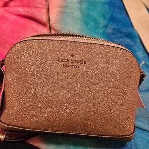 Rose gold shinsel crossbody